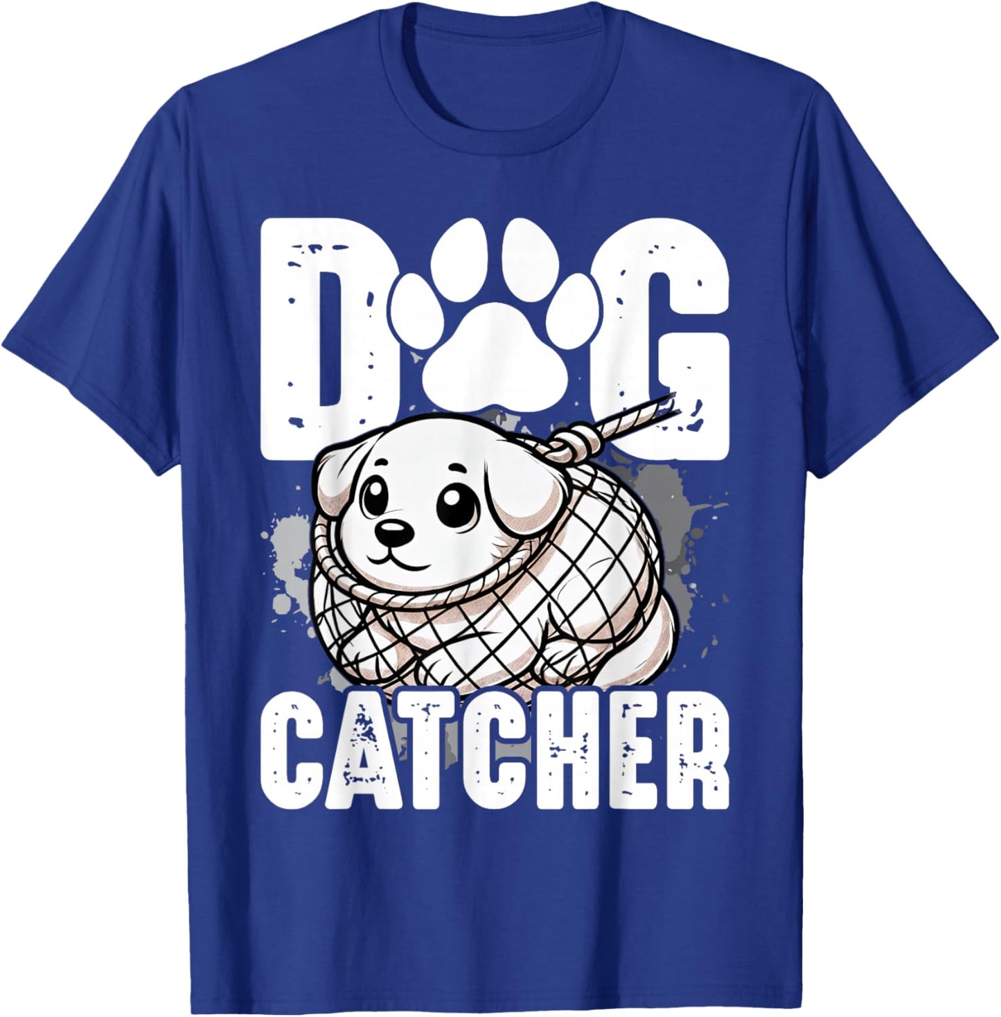 Dog Catcher Matching Costume T-Shirt - T-Shirt | Royal