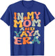 In My Mom And Yaya Era Groovy Mom And Yaya Grandma Christmas T-Shirt - T-Shirt | Royal