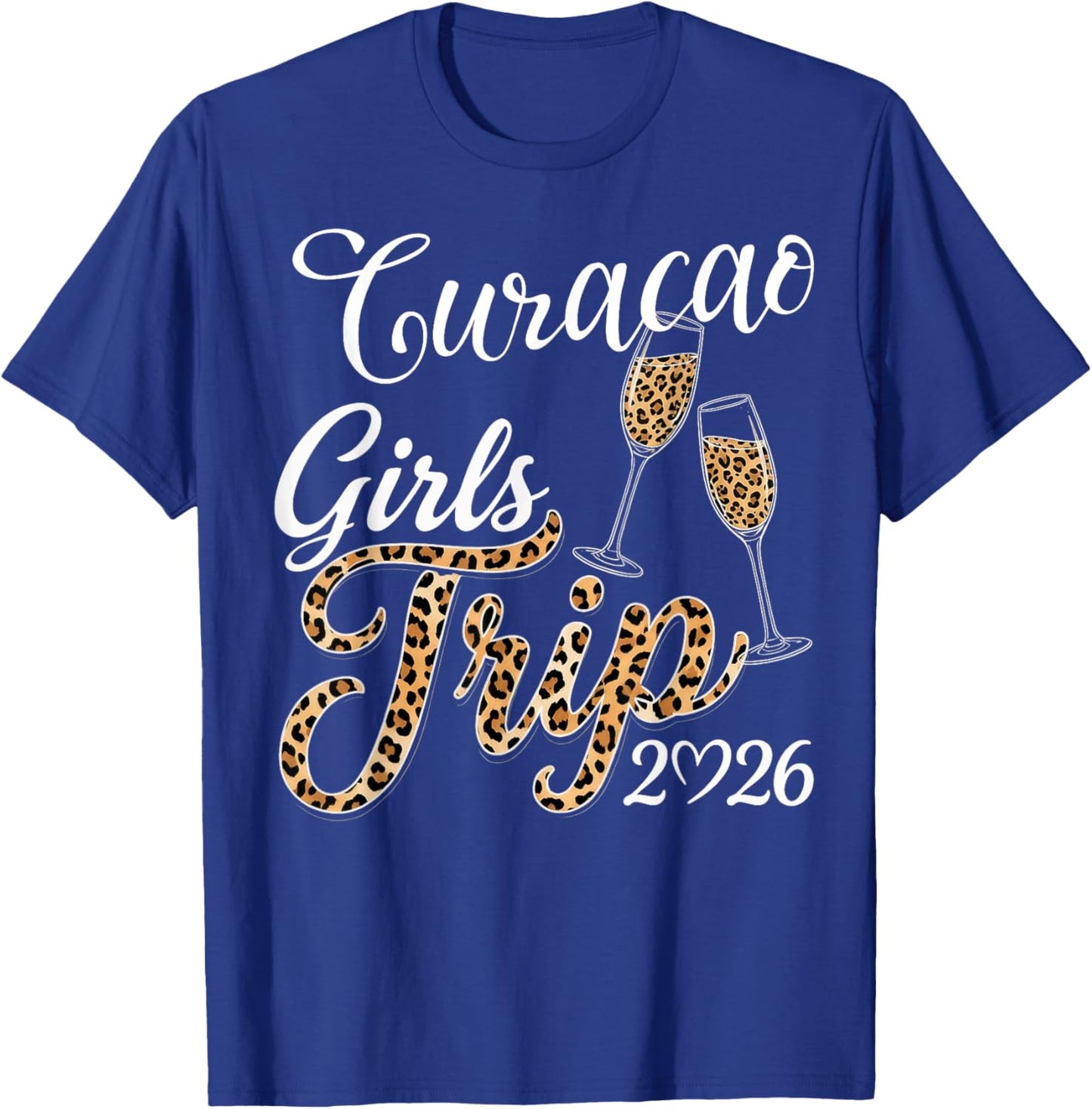 Girls Trip Curacao 2026 Birthday Squad Vacation Weekend T-Shirt - T-Shirt | Royal