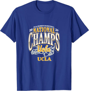 UCLA Women's Basketball National Champions March Madness Nil T-Shirt - T-Shirt | Royal