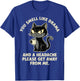 You Smell Like Drama and A Headache Funny Black Cat Meme T-Shirt - T-Shirt | Royal