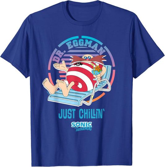Sonic the Hedgehog - "Just Chillin" Dr. Eggman T-Shirt - T-Shirt | Royal