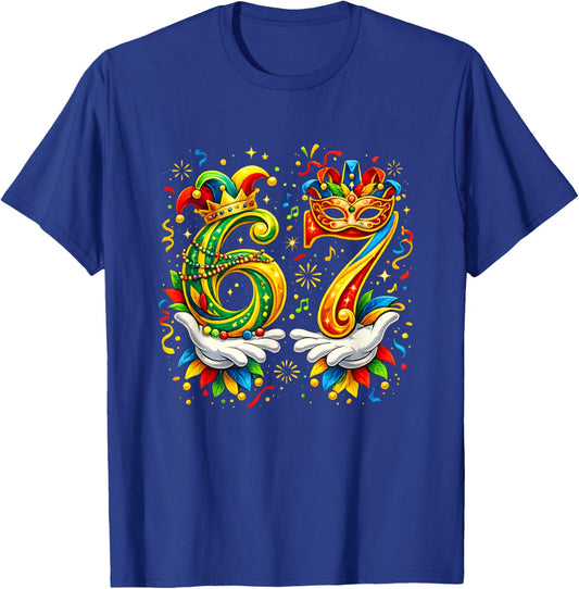67 Meme Fancy Dress Design | Carnival Carnival Jecken Humour T-Shirt - T-Shirt | Royal