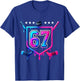 Six Seven Hockey Drip T-Shirt - T-Shirt | Royal