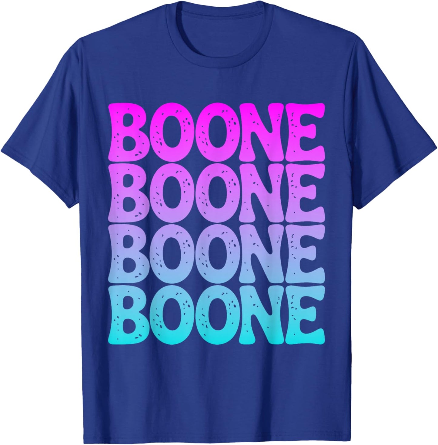 Boone Family Name I Love Boone Personalized Vintage T-Shirt - T-Shirt | Royal