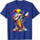 LGBT Rainbow Baseball Drip Pride Ice Cream Men Women Kid T-Shirt - T-Shirt | Royal