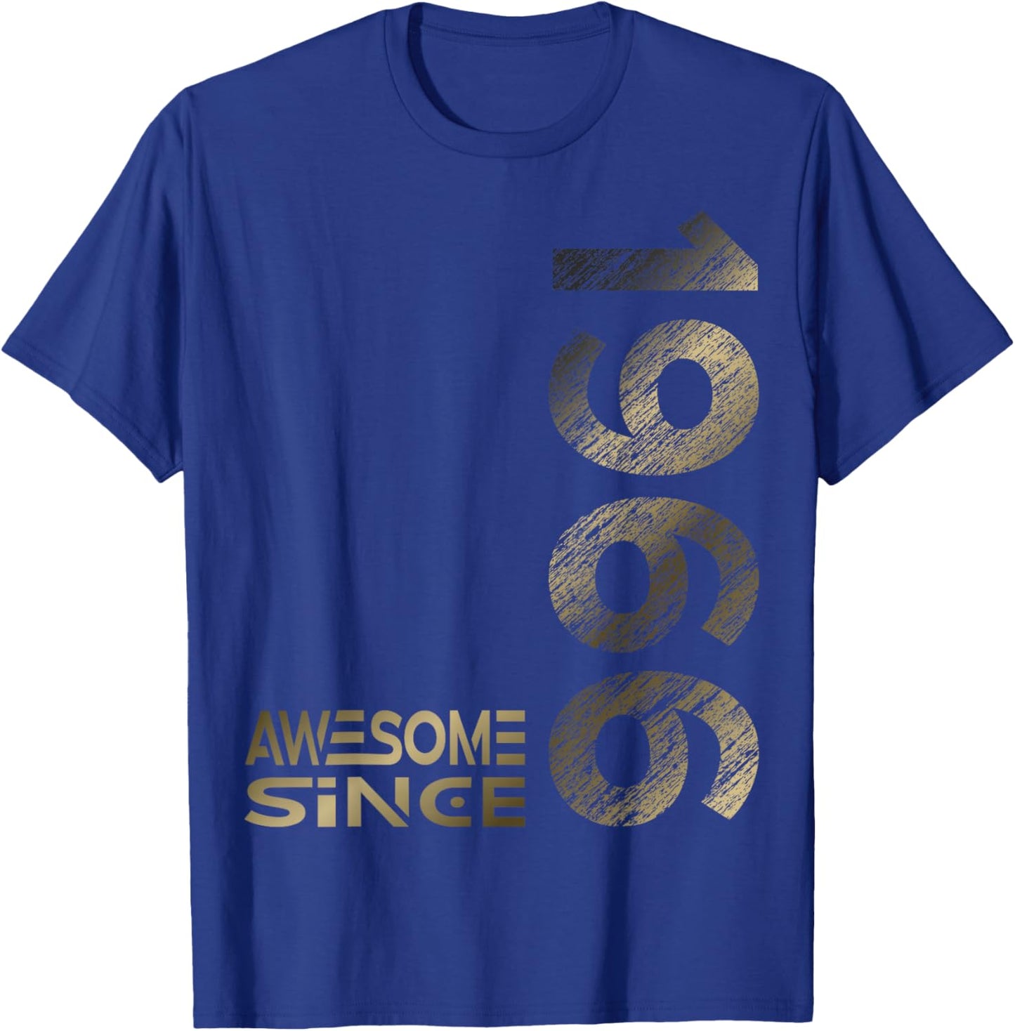 Awesome since 1966 60th Birthday T-Shirt - T-Shirt | Royal