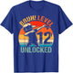 12 Years Old Birthday Dabbing Boy Bruh 12th Level Unlocked T-Shirt - T-Shirt | Royal