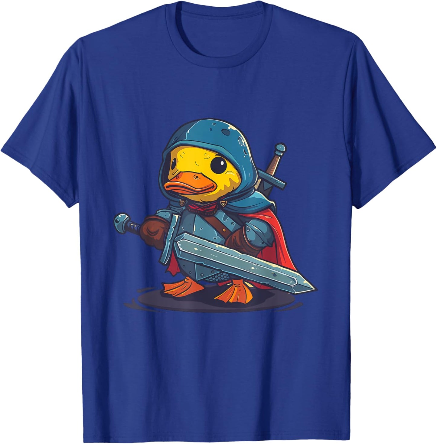 Rubber Duck Knight Warrior Rubber Duckling Rubber Duckie T-Shirt - T-Shirt | Royal