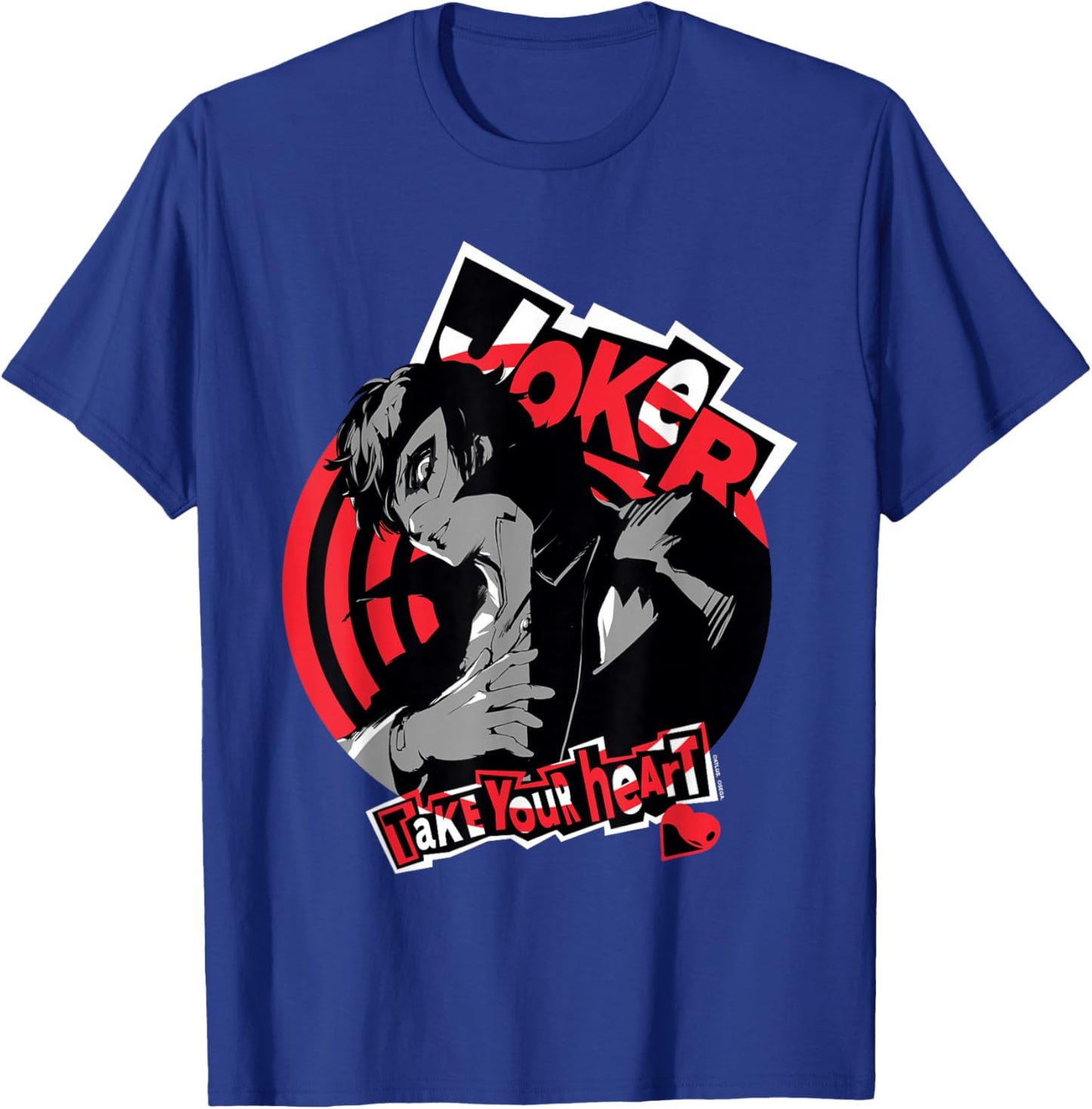 Persona 5 Joker Take Your Heart ATLUS T-Shirt - T-Shirt | Royal