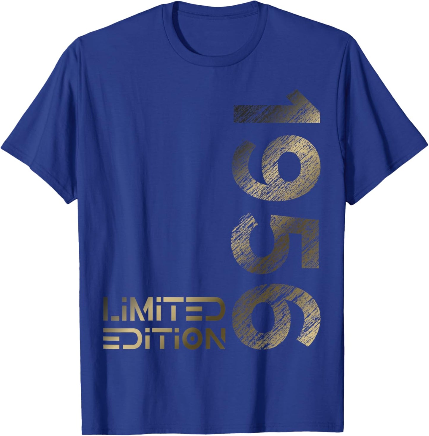 Limited Edition Vintage 1956 Man Woman 70th Birthday T-Shirt - T-Shirt | Royal