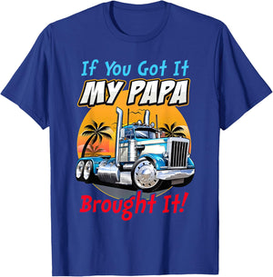 Truck's Son Daughter T-Shirt - T-Shirt | Royal