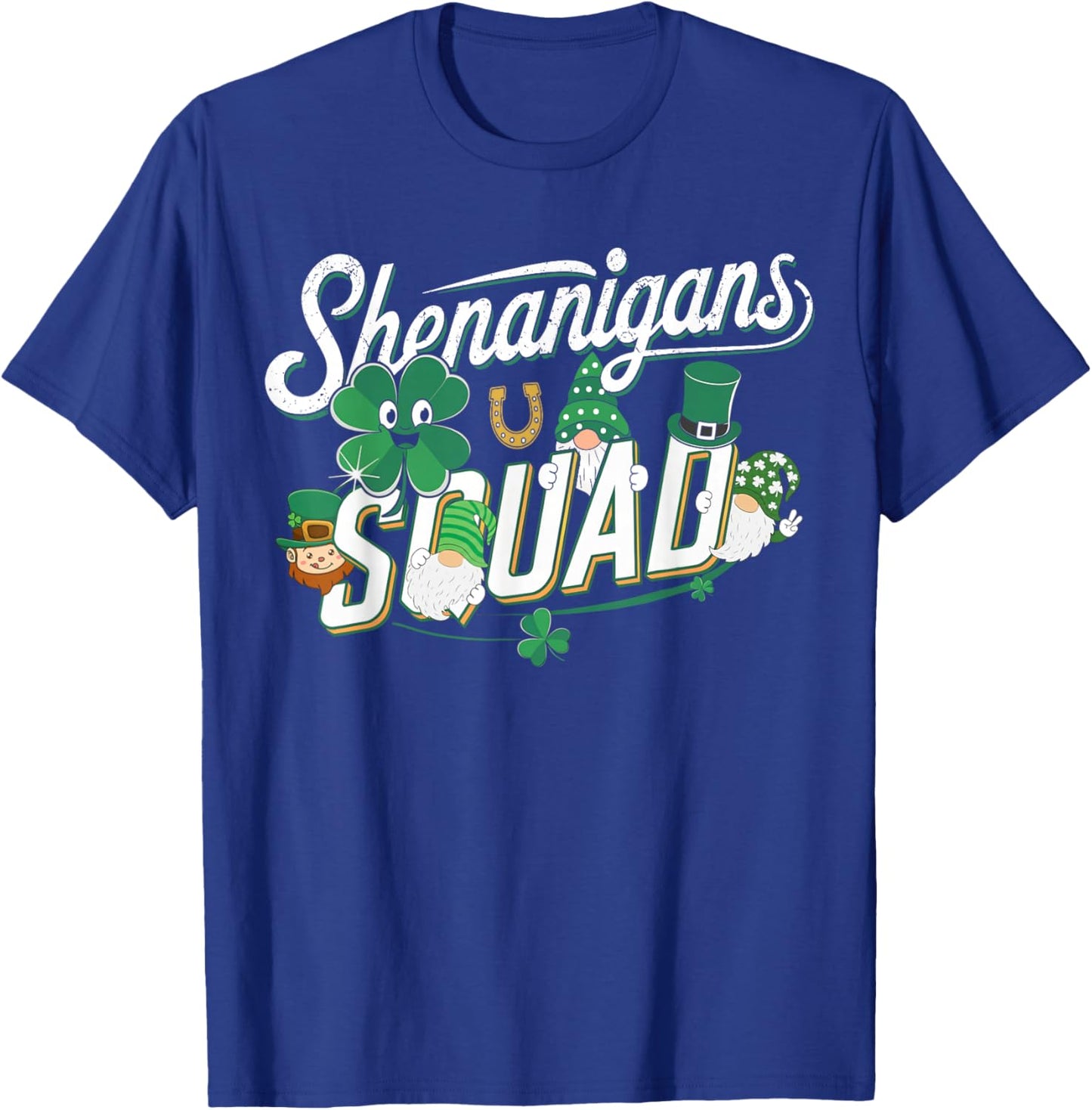 Shenanigans Squad St. Patrick’s Day Irish Gnome T-Shirt - T-Shirt | Royal