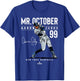 Mr. October Aaron Judge New York Baseball MLBPA T-Shirt - T-Shirt | Royal
