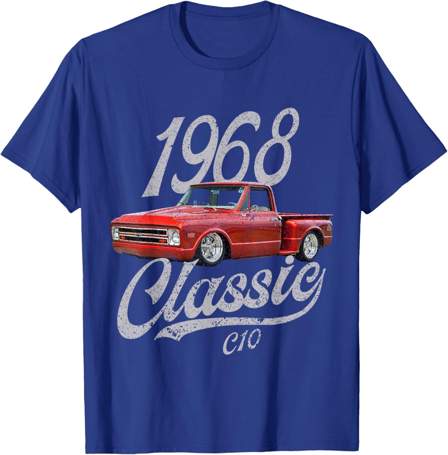 1968 68 C10 Truck T-Shirt - T-Shirt | Royal