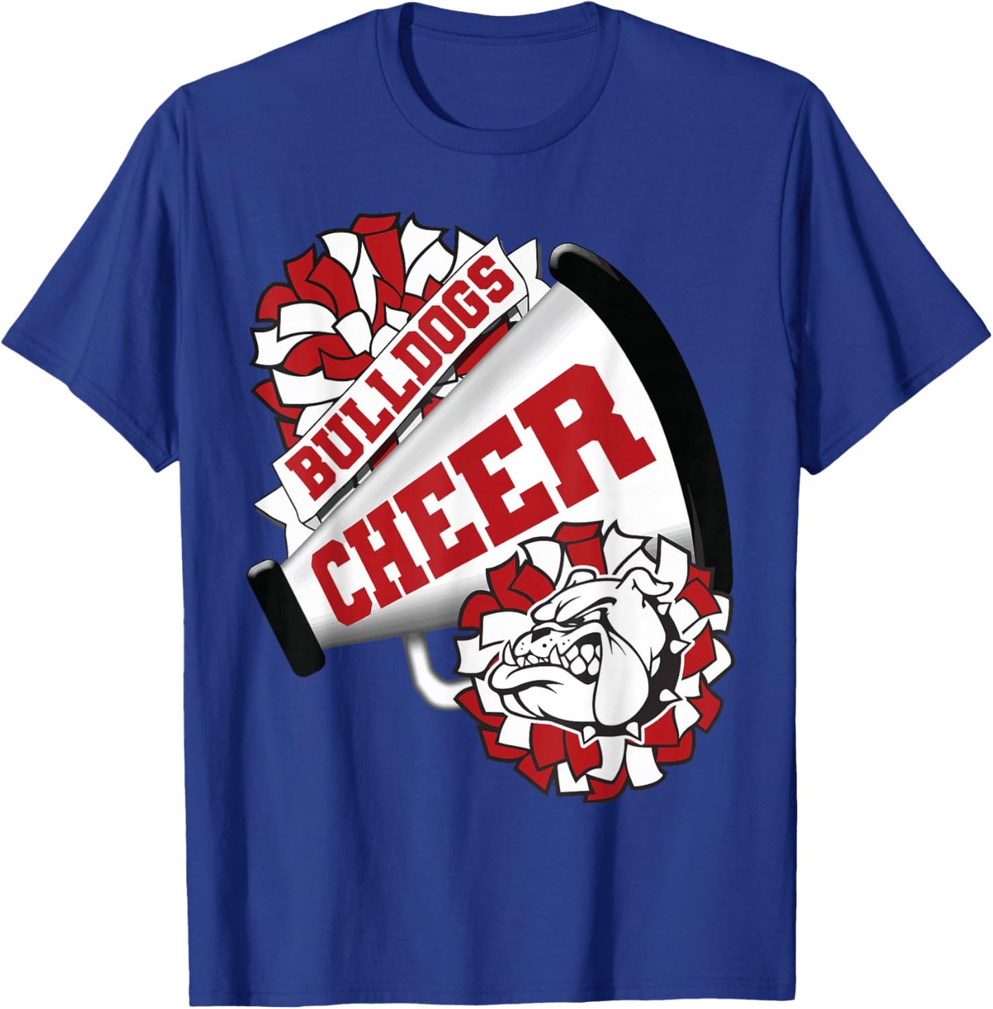 Dog Cheer Back To School Spirit Cheerleading T-Shirt - T-Shirt | Royal