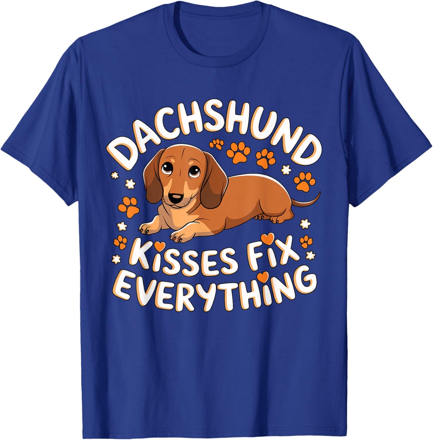 Dachshund Kisses Fix Everything T-Shirt - T-Shirt | Royal