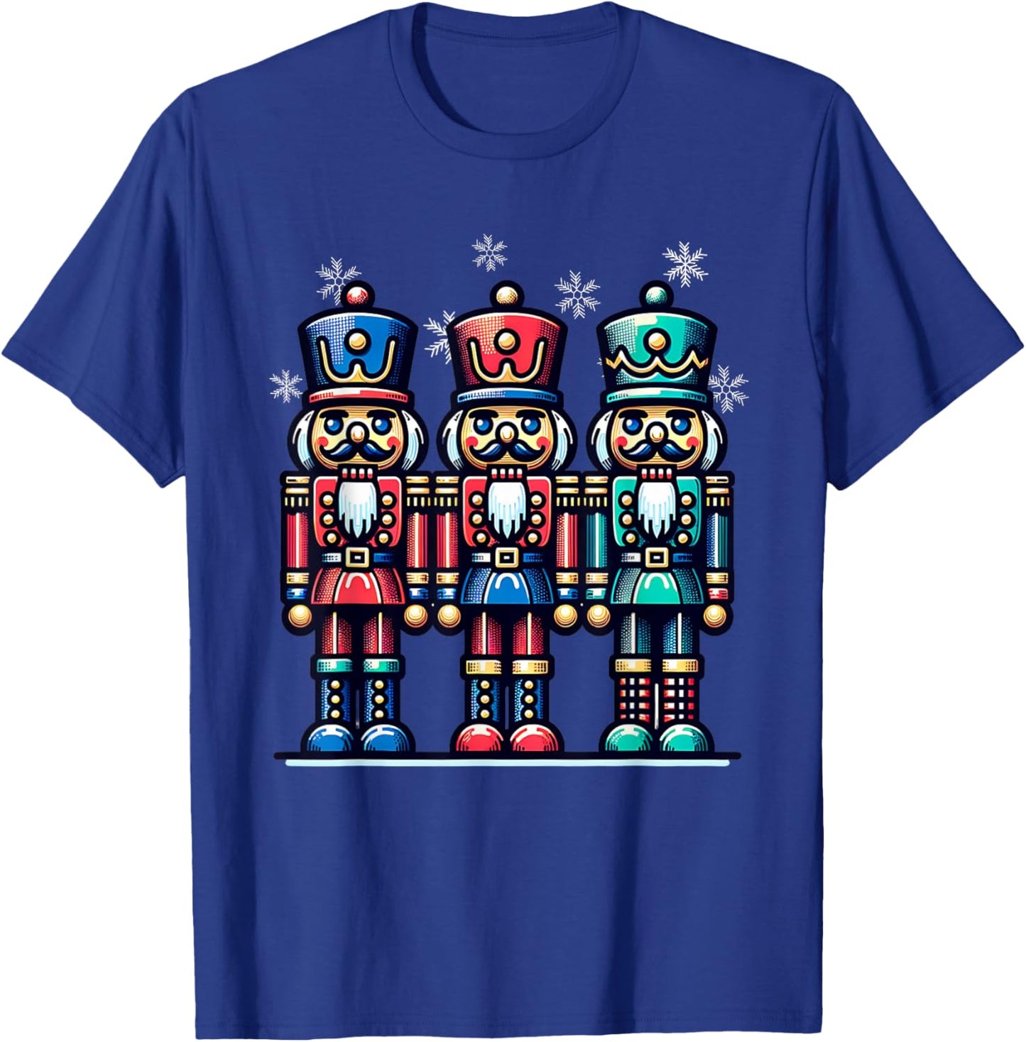 Christmas Nutcracker Men Women Nutcrackers Xmas T-Shirt - T-Shirt | Royal