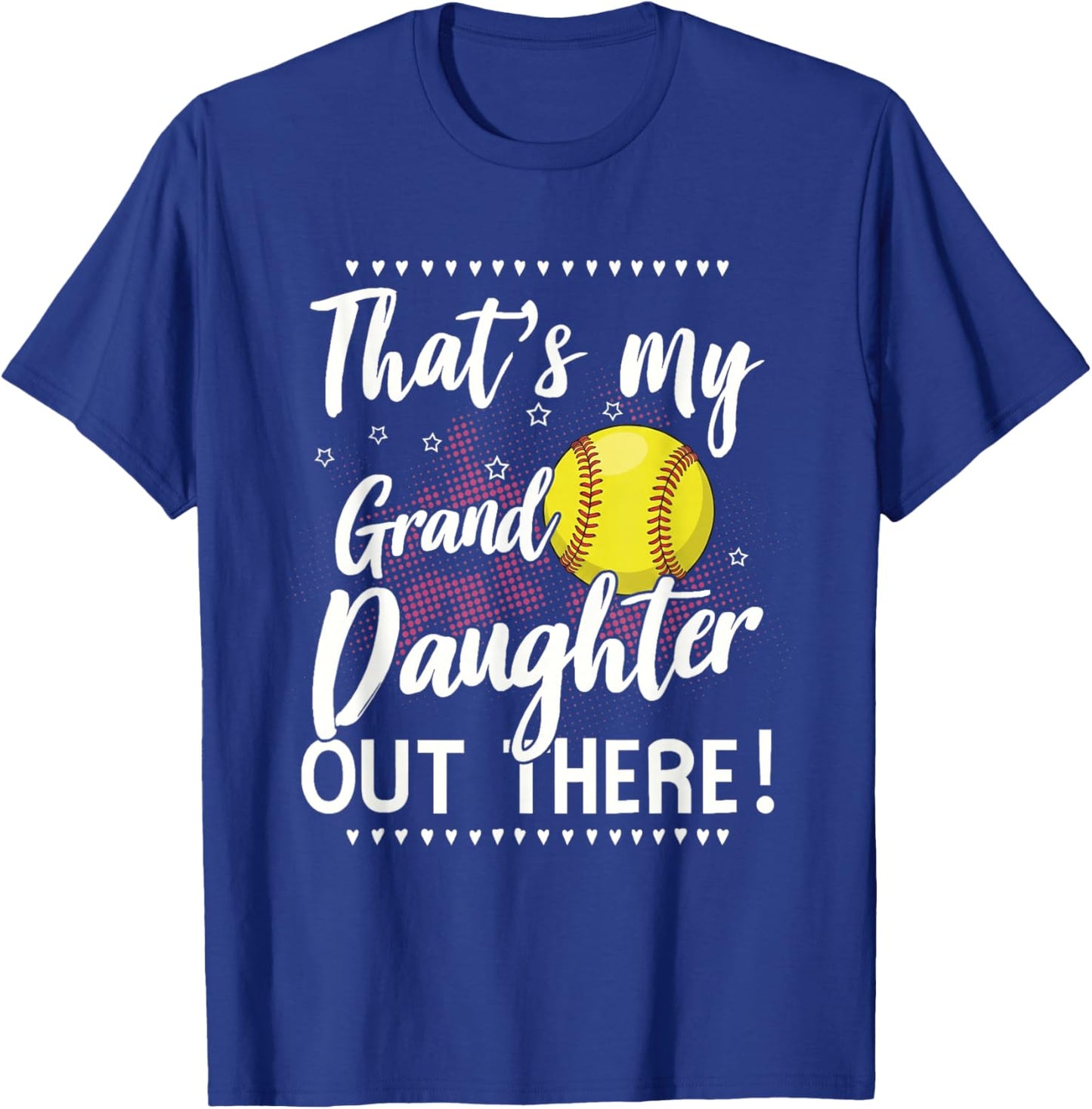 Softball Grandma of Softball Granddaughter Softball T-Shirt - T-Shirt | Royal