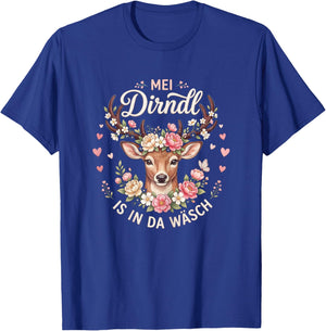 Ersatz Dirndl Shirt Damen Trachtenshirt Outfit Trachten T-Shirt - T-Shirt | Royal
