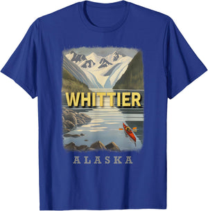 Whittier Alaska AK Gateway to Prince William Sound SD518 T-Shirt - T-Shirt | Royal