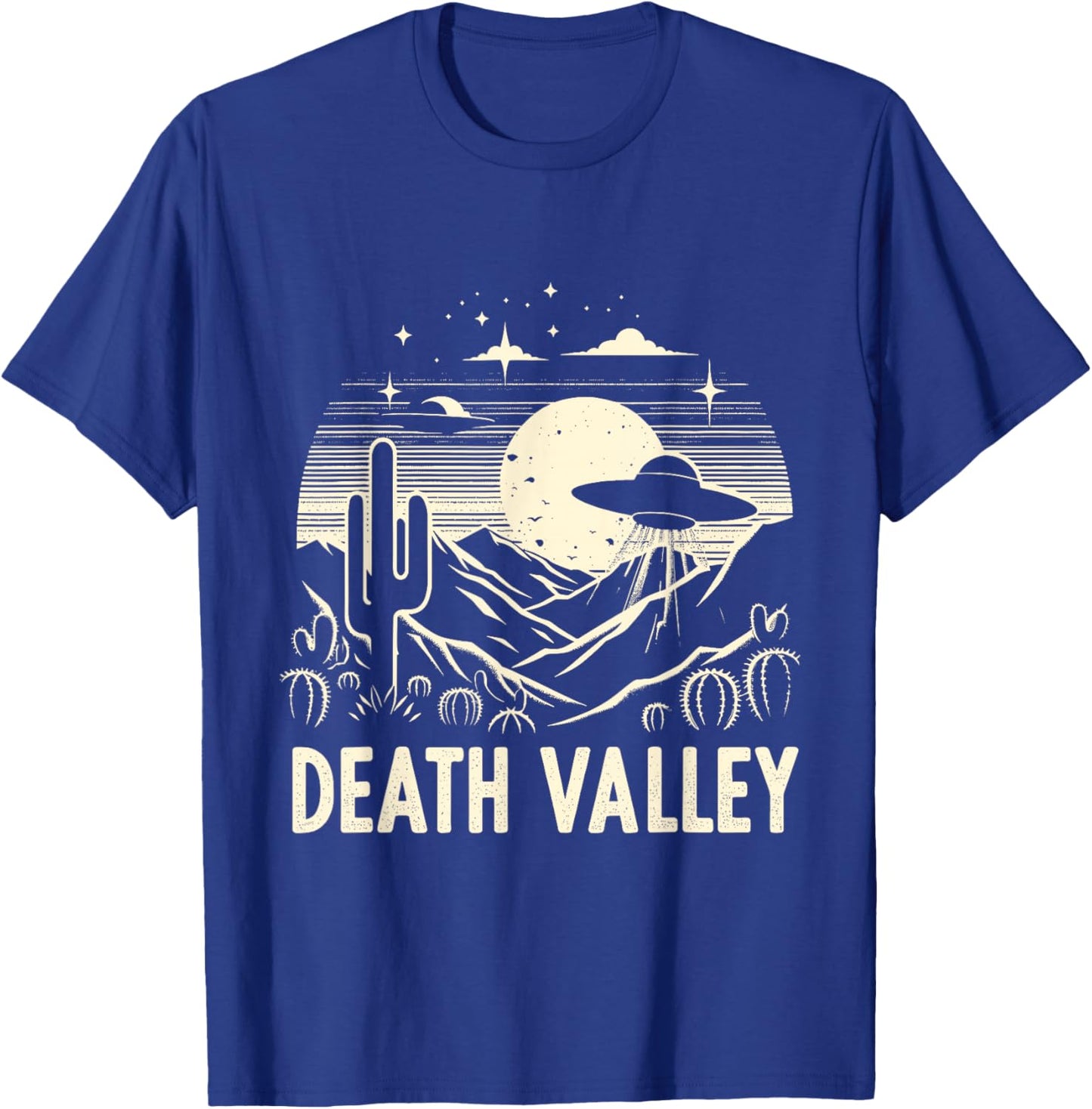 Death Valley National Park Souvenir Desert UFO Cactus T-Shirt - T-Shirt | Royal