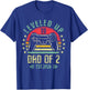 I Leveled Up to Dad of 2 2026 Promoted to Dad of Two Kids T-Shirt - T-Shirt | Royal