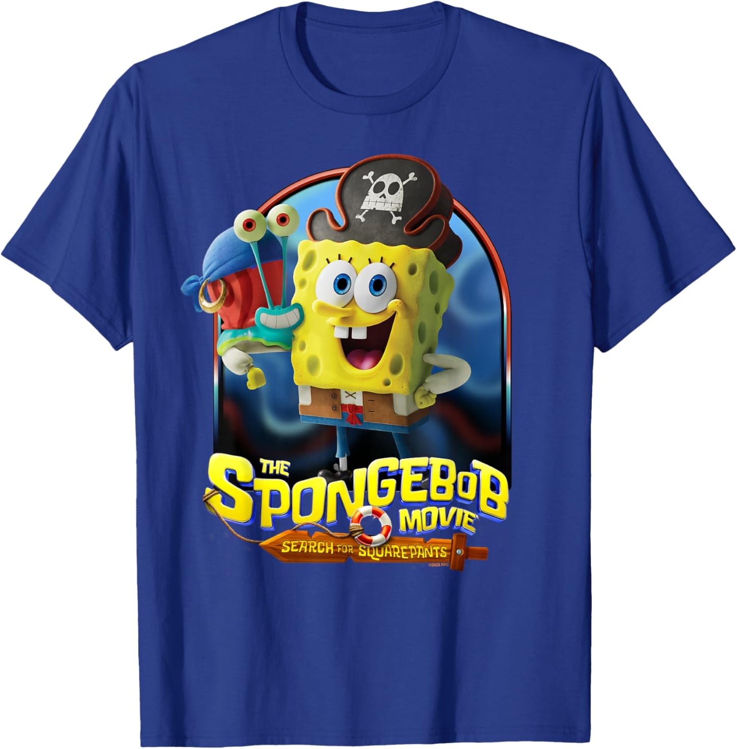 The Spongebob Movie: Search for Squarepants Gary Smile T-Shirt - T-Shirt | Royal