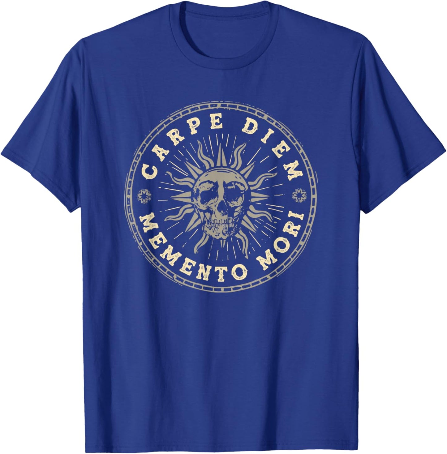 Carpe Diem Memento Mori Yin Yang T-Shirt - T-Shirt | Royal