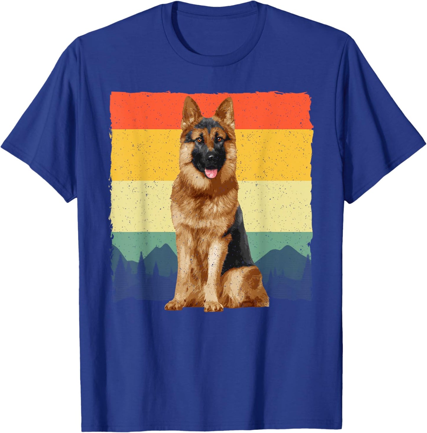 Cool German Shepherd Art Women German Shepherd Lover T-Shirt - T-Shirt | Royal