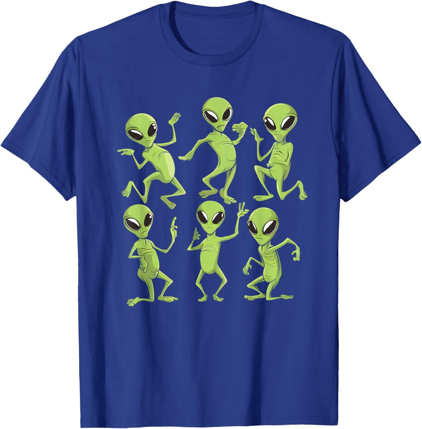Dancing Aliens Dance Challenge Boys Girls Kids Halloween T-Shirt - T-Shirt | Royal