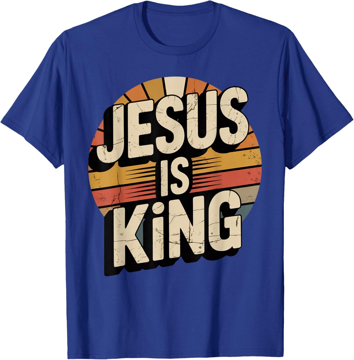 Jesus is King Bible Verse John 14:6 Christian God Religious T-Shirt - T-Shirt | Royal
