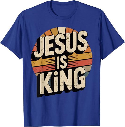 Jesus is King Bible Verse John 14:6 Christian God Religious T-Shirt - T-Shirt | Royal