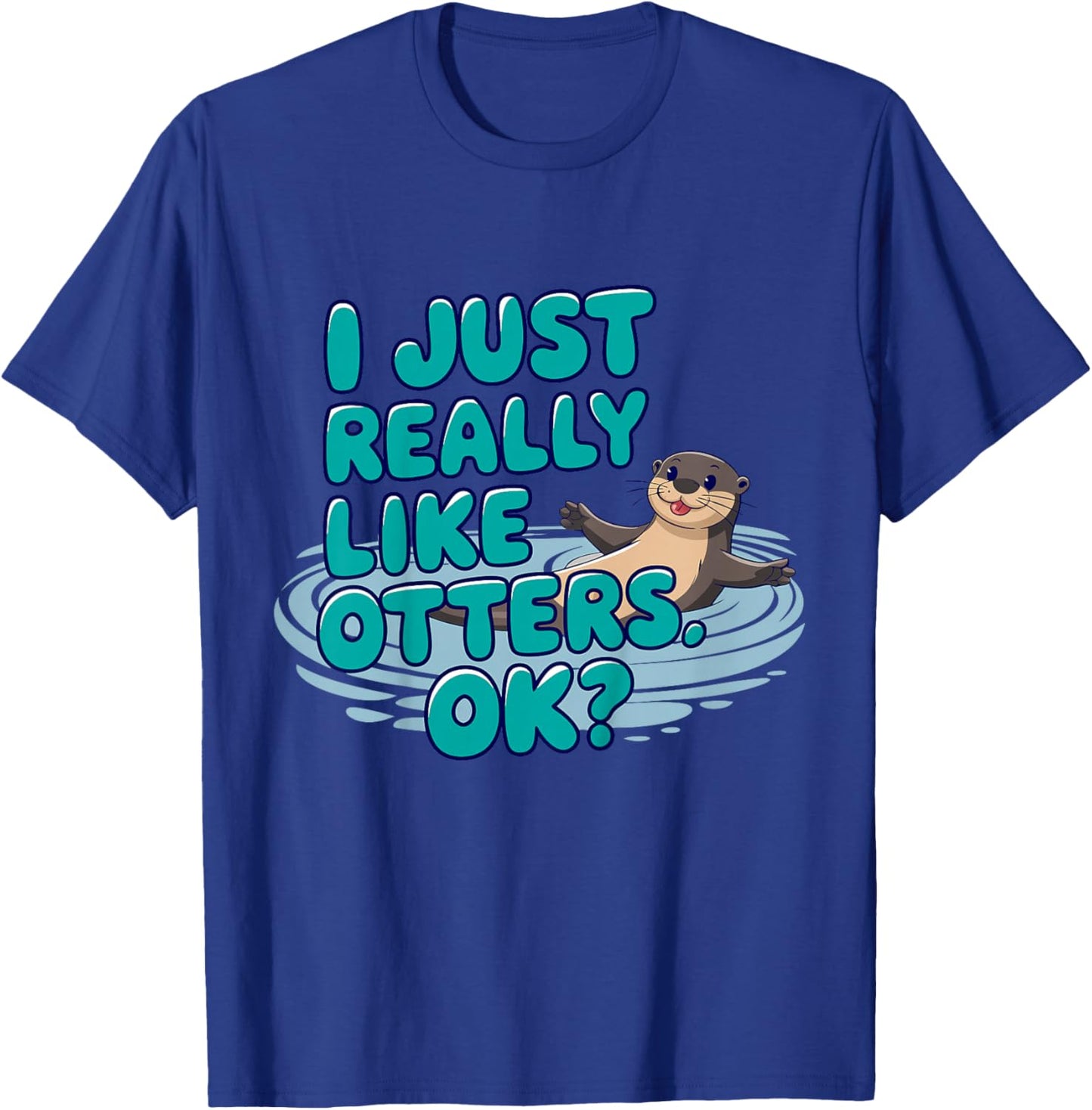Kids Otter Kids T-Shirt - T-Shirt | Royal