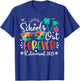 Retirement Retired 2025 Funny Schools Out Forever Beach Life T-Shirt - T-Shirt | Royal