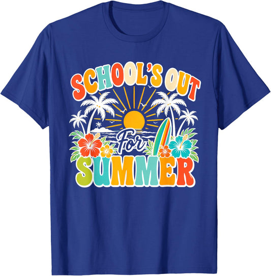End of School Year Teacher Summer Bruh We Out Teachers T-Shirt - T-Shirt | Royal