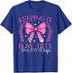 Coquette Bow Keeping It Bowtiful For 100 Days Of School Kids T-Shirt - T-Shirt | Royal