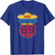 Wine Dine Route 69 Retro Diner T-Shirt - T-Shirt | Royal