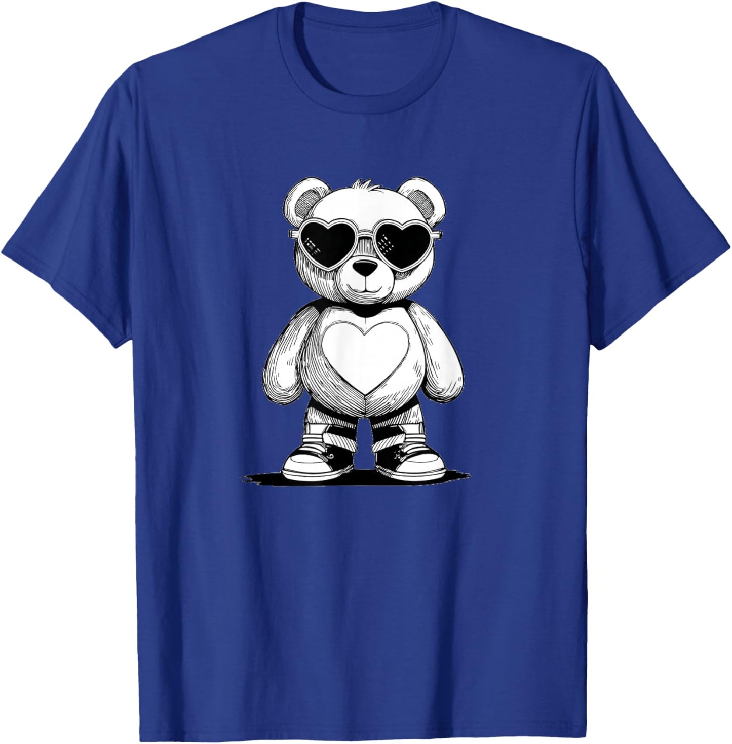 Sunglasses Teddy Bear Look for Adults and Kids T-Shirt - T-Shirt | Royal