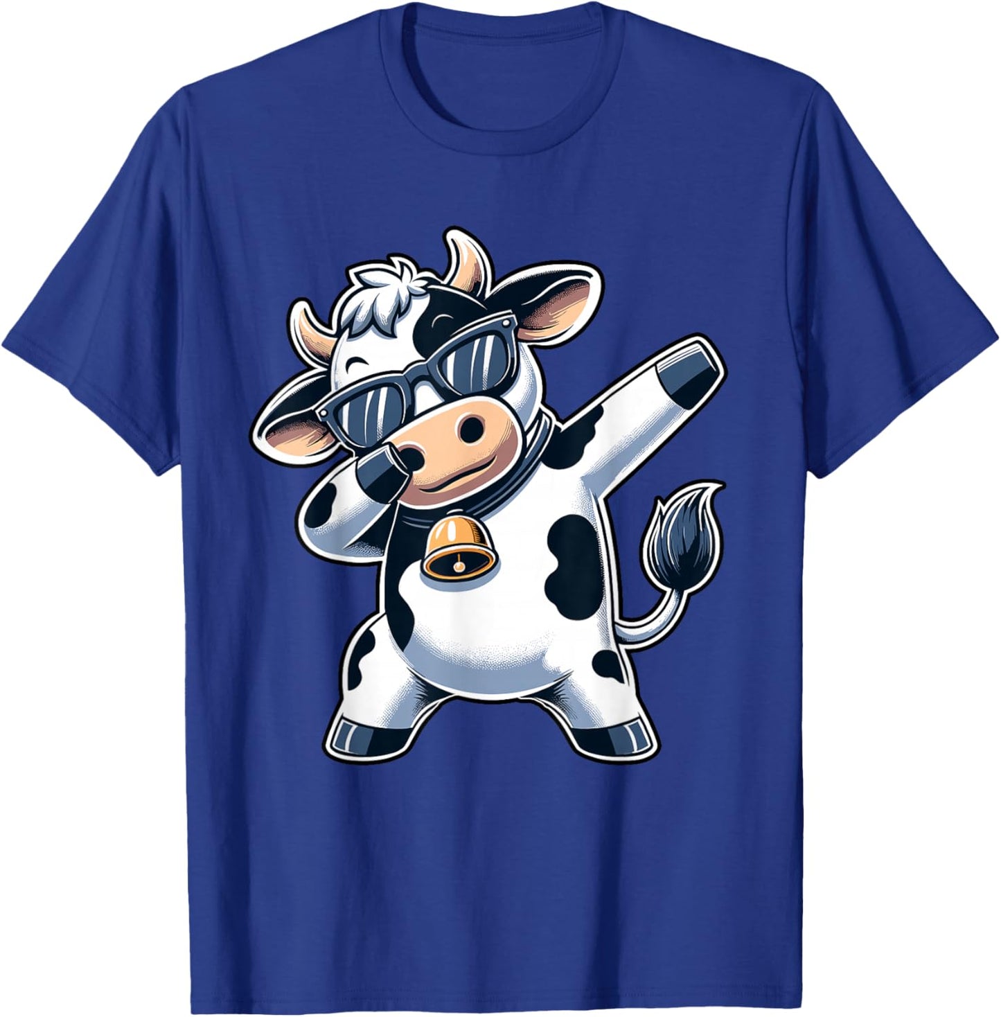 Cute Dabbing Cow Clothes Men Toddler Boys Farm Animal Kids T-Shirt - T-Shirt | Royal