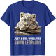 Just a Girl who loves Snow Leopards Lovers Snow Leopard T-Shirt - T-Shirt | Royal