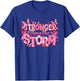 Stronger Than The Storm Pink Ribbon Breast Cancer Awareness T-Shirt - T-Shirt | Royal