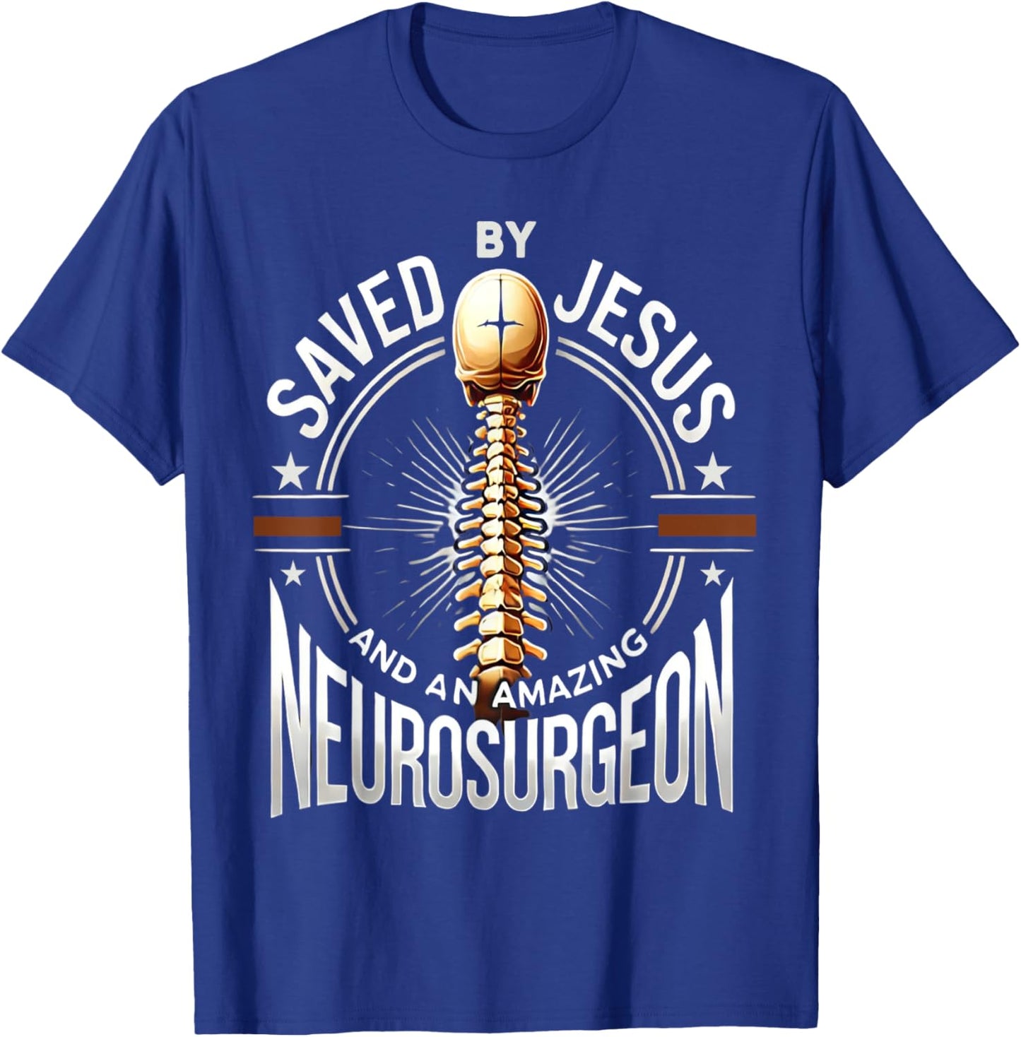 Back Neck Surgery Women Physical Therapy Rehab Jesus T-Shirt - T-Shirt | Royal