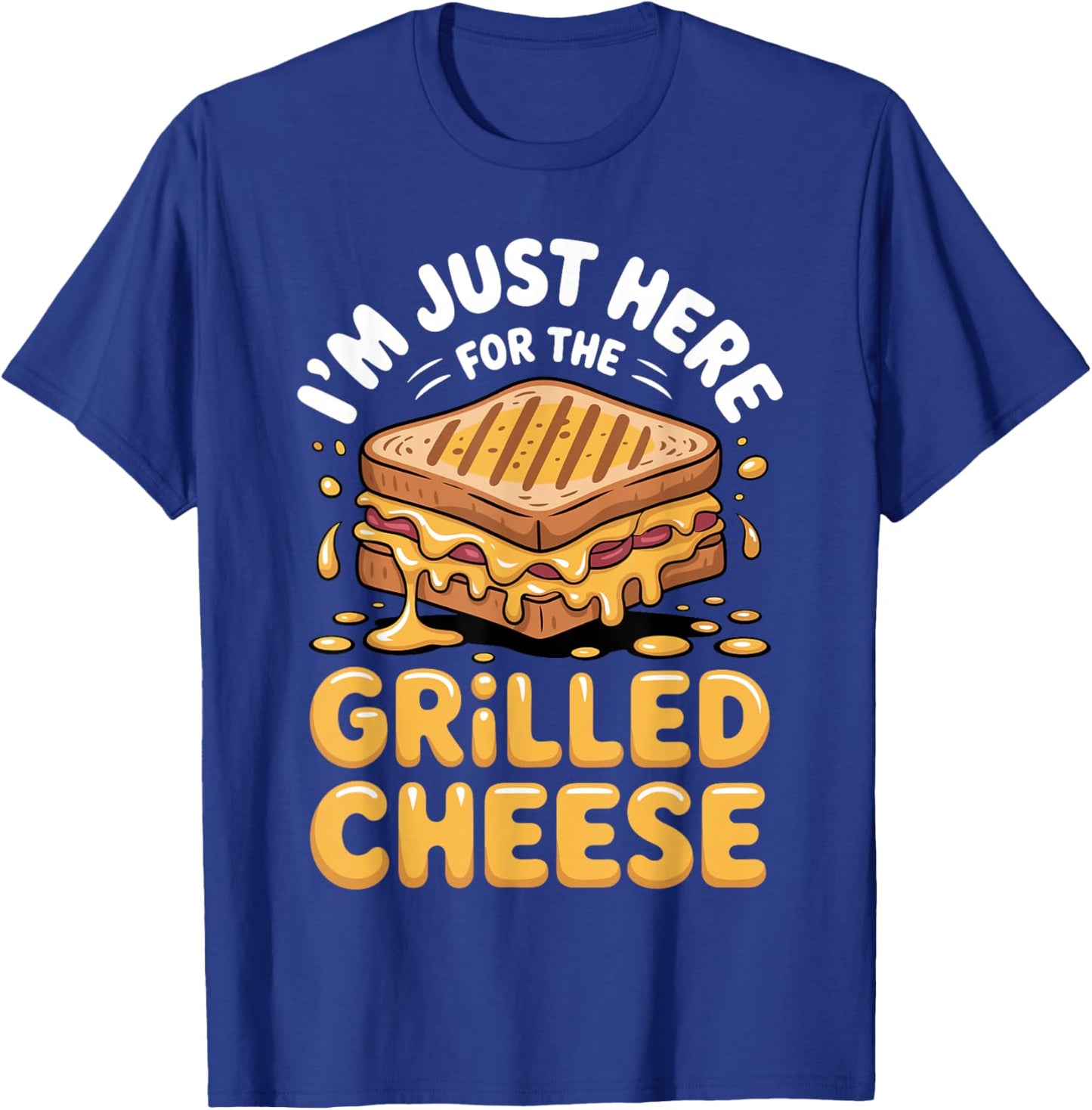 Funny Grilled Cheese Art Women I Love Grilled Cheese T-Shirt - T-Shirt | Royal