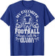 My Favorite Football Player Calls Me Grammy (on Back) T-Shirt - T-Shirt | Royal