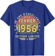 Février 1956 Cadeau Anniversaire Février 1956 70 Ans Homme T-Shirt - T-Shirt | Royal
