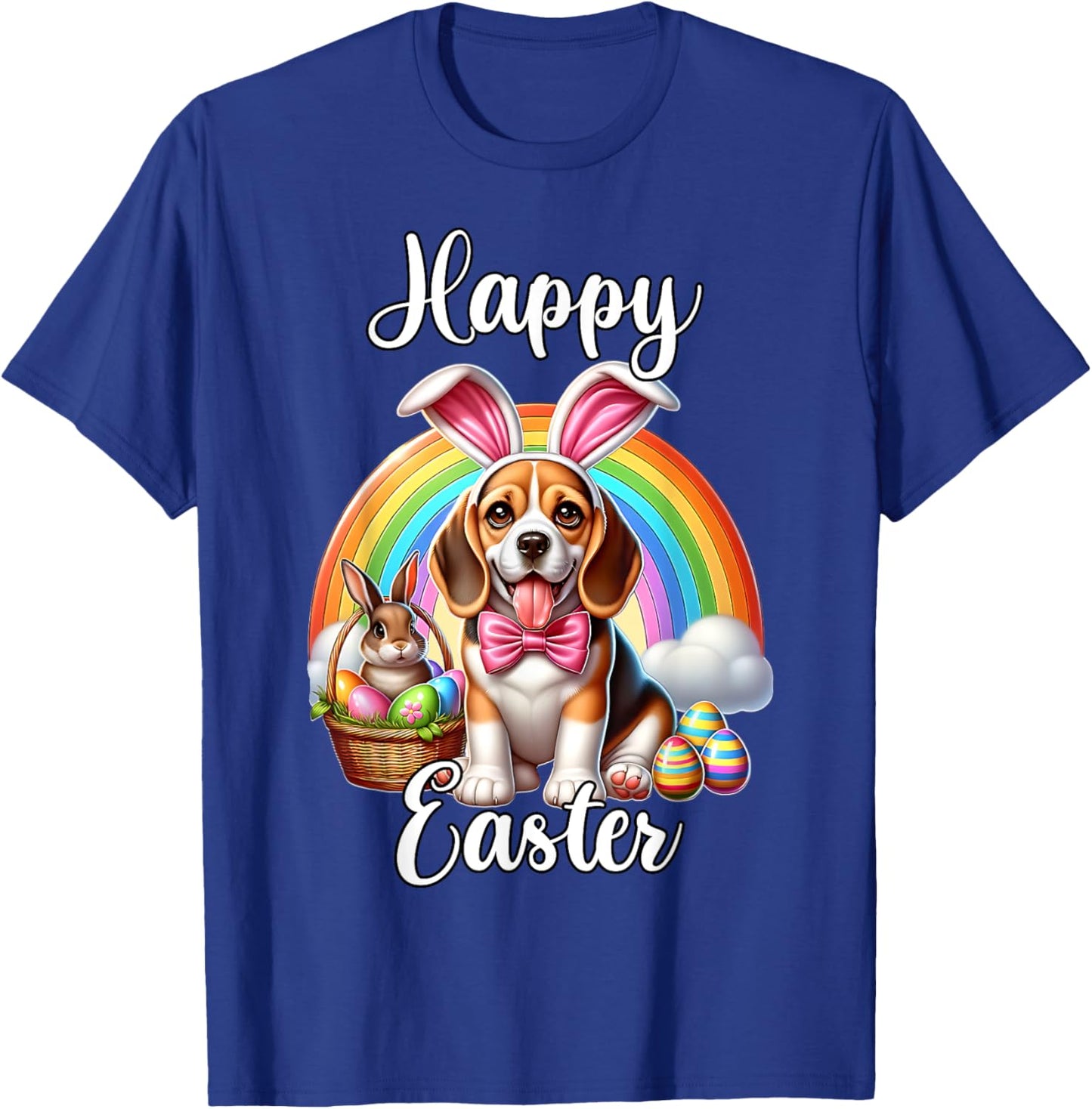 Beagle Happy Easter Beagle Easter T-Shirt - T-Shirt | Royal
