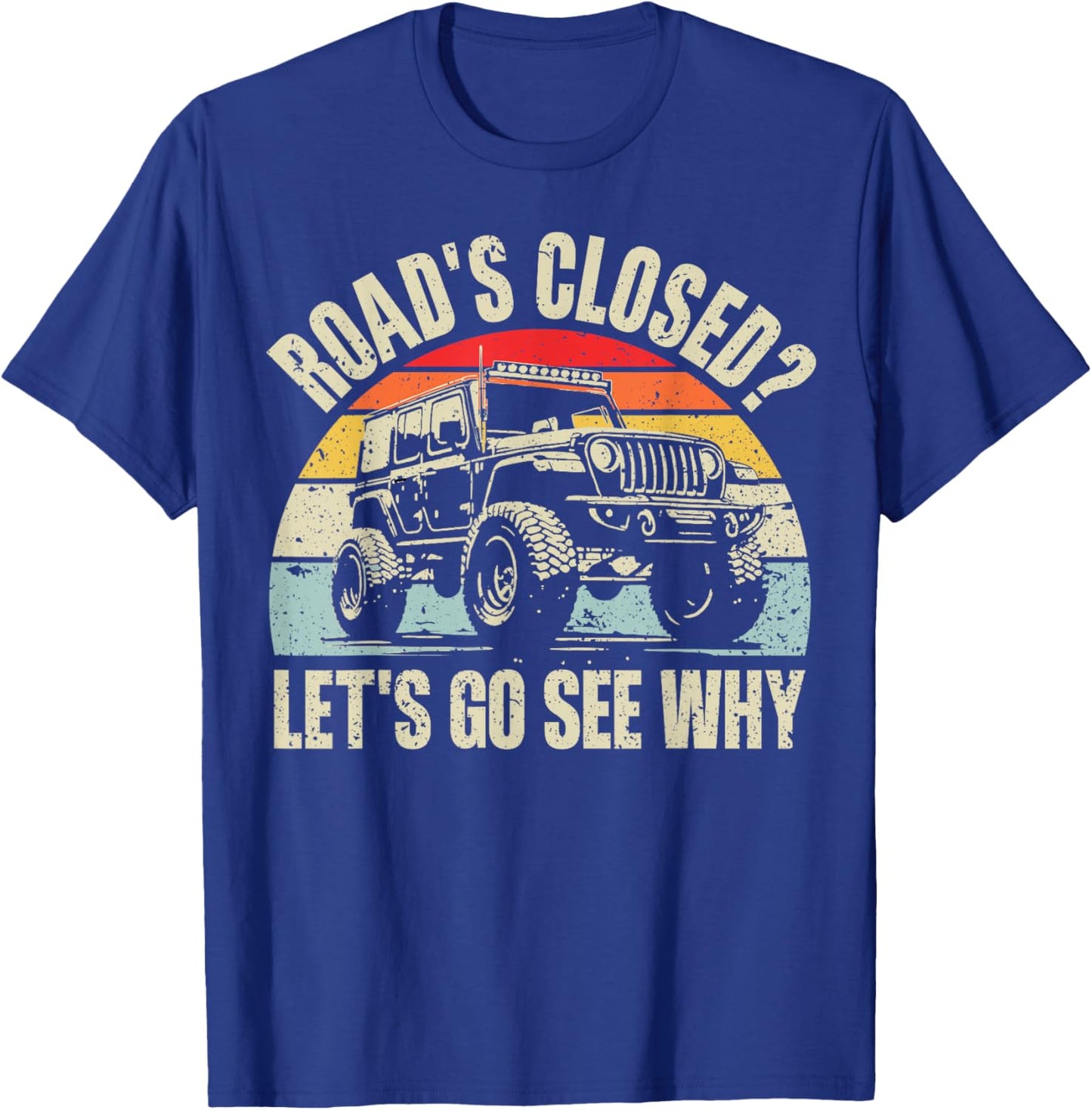 Offroad Racing Dad SxS 4X4 Off-Roading SUV UTV Car Lovers T-Shirt - T-Shirt | Royal