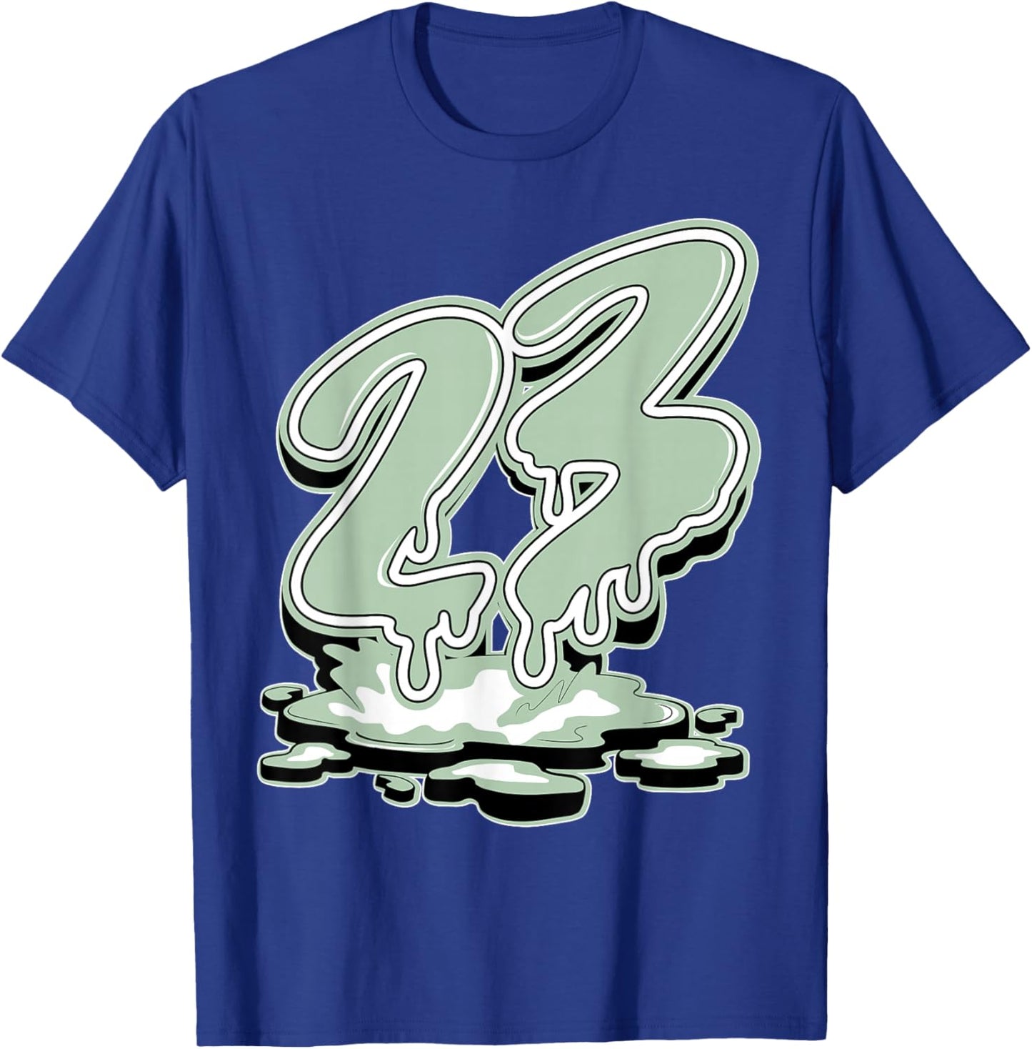 23 Drip Seafoam Abundance 4s Matching Women T-Shirt - T-Shirt | Royal