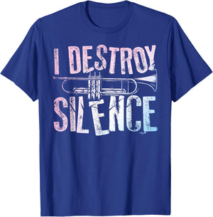 Best Trumpet Player Art Women Trumpetist Gag Trumpet T-Shirt - T-Shirt | Royal